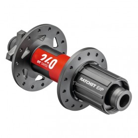 DT Swiss HR-Nabe 240 EXP MTB Disc Brake 142/12 TA, 28 L., IS 6-bolt, Shim. Light