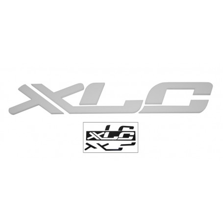 XLC 3D Logo zum Aufkleben weiß,45 x 7 x 1cm, f. Shopwand