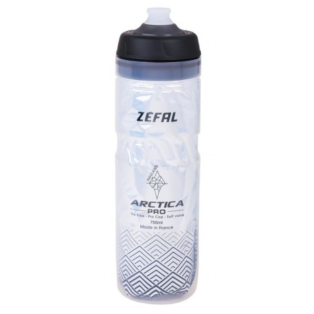 Zefal Trinkflasche Arctica Pro 75 750ml/25oz Höhe 259mm silver-black