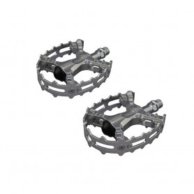 MKS XC-III 1/2 inch BMX pedal Beartrap aluminum cage silver serrated