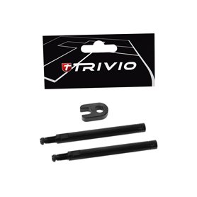 Trivio valve extension set 70 mm tool black