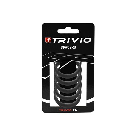 Trivio spacer ring 10 mm 1 1/8 inch Carbon 5 pieces