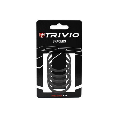 Trivio spacer ring 5 mm 1 1/8 inch Carbon 5 pieces