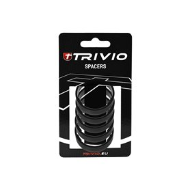 Trivio Distanzring 10 mm 1 1/8 Zoll schwarz 5 Stück