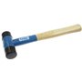 Cyclus rubber hammer 410g shaft length 280 mm black blue