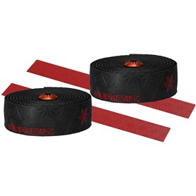 Supacaz handlebar tape Galaxy Kush width 30 mm black red