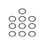 Wheels MFG spacer ring 0.5 mm for SRAM Dub 29 mm AS black 10 pieces