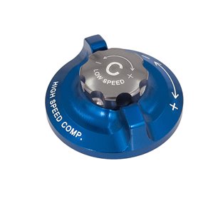 SR Suntour Compression adjustment knob RC2 2 pieces blue