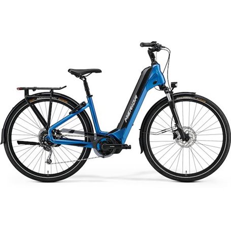 Merida eSPRESSO CITY 400 EQ E-Bike Pedelec 2021 blue black frame size S (43 cm)