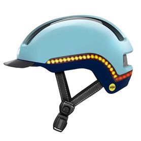 Nutcase Vio Commute MIPS LED Helm matt Sky Größe L/XL (59-62cm)