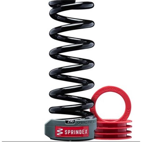 Sprindex Downhill Lightweight Dämpferfeder Länge 162mm/Federweg 75mm/340-370 lbs