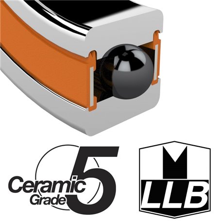 Enduro Bearings 63800 CH LLB ABEC 5 Ceramic Hybrid Lager 10x19x7