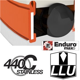 Enduro Bearings S6901 LLU MAX Edelstahllager 12x24x6