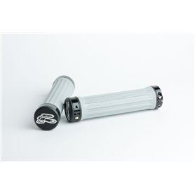 Renthal Lock-On Traction Griff 133mm/30.7mm Soft grau