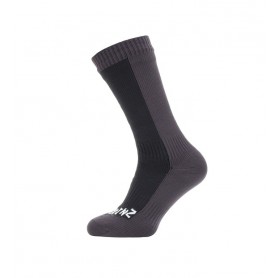 SealSkin Socken Cold Weather Mid Größe S(36-38) schwarz-grau