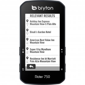 Bryton GPS-Fahrradcomputer Rider 750 schwarz