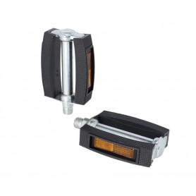 XLC Universal Pedal Gummiblock schwarz 9/16 Zoll Reflektor