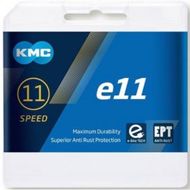 KMC Kette e11 EPT E-Bike 11-fach 136 Glieder silber Karton