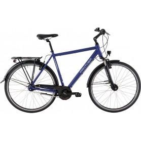 Panther city bike Portici men's 7-speed ND 28 inch frame size 53 cm blue-matt