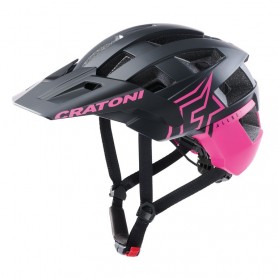 Cratoni Fahrradhelm AllSet Pro MTB schwarz pink matt Größe S-M54-58cm