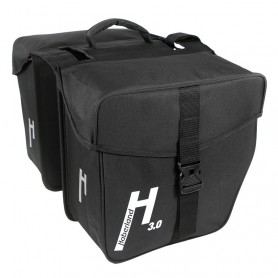 Haberland Doppeltasche Basic L 3.0 schwarz 31x31x16cm 31ltr