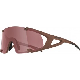 Alpina Sonnenbrille Hawkeye Q-Lite Rah. brick matt,Glas sw/rt,versp.,Kat.3