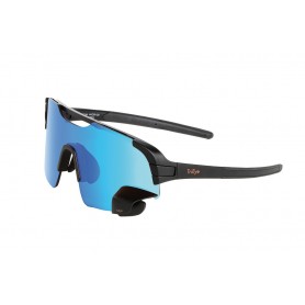 Sportbrille TriEye View Air Revo Gr.S, Rahmen sw, Gläser blau, Kat.3