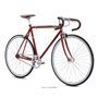 Fuji Feather Single Speed Urban Bike 2022 brick red frame size 52cm