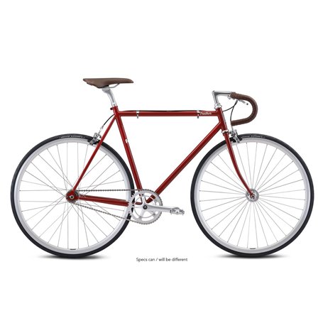 Fuji Feather Single Speed Urban Bike 2022 brick red frame size 56cm