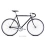 Fuji Feather Single Speed Urban Bike 2022 midnight black frame size 49cm