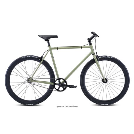 Fuji Declaration Single Speed Urban Bike 2022 khaki green frame size 49cm