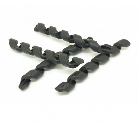Capgo OL Rahmenschutz Aussenhüllen Spirale schwarz 4-5mm 4 Stück
