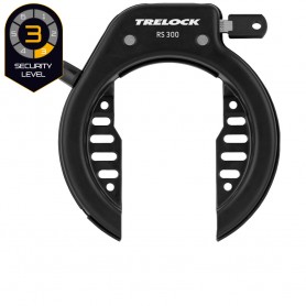 Trelock Rahmenschloss RS 300 AZ abziehbarer Schlüssel Flex Mount schwarz