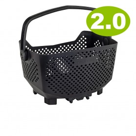 Racktime Korb Bask-it Edge 2.0 20 Liter Snapit 2.0 Kunststoff recyclebar schwarz