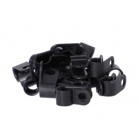 Bowdenzug-Schelle Westphal 856 schwarz, für 6mm Kabel, 25 Stück