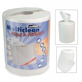 Putztuchrolle Multiclean Home & Mechanic 19,5x21,7mm, weiß, Rolle, 500 Abrisse
