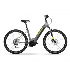 Haibike Trekking 6 Cross Low E-Bike i630Wh 2022 gloss grey neon yellow RH 50cm