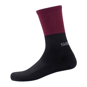 Shimano Original Wool Tall Socks Socken black maroon Größe L-XL (45-48)