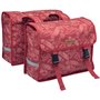 New Looxs Doppelpacktasche Fiori Double Forest 30 Liter rot