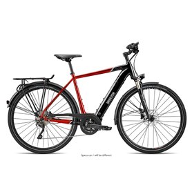 Breezer Powertrip EVO 2.1+ E-Bike City Trekking 2022 black vinyl red size 60cm