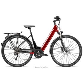 Breezer Powertrip EVO 2.1+ LS E-Bike City Trekking 2022 vinyl red black RH 55cm