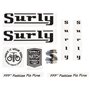 Surly Pacer Make It Your Own Decal Set schwarz
