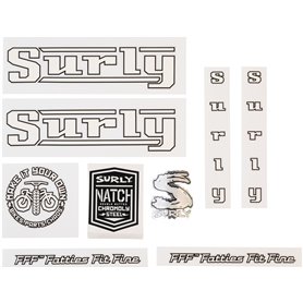 Surly Pacer Make It Your Own Decal Set weiß