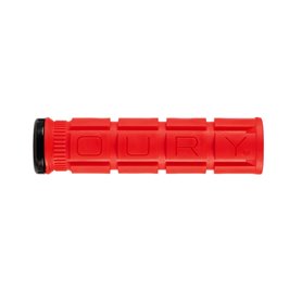 Oury V2 Single-Clamp Lock-On Griffe 135/33mm candy red