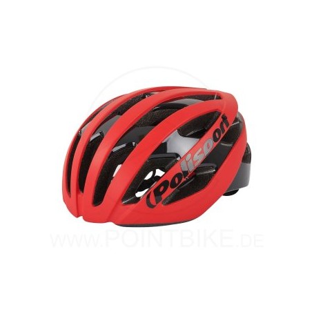 Road-Helm "Light Pro" Gr. M, rot-matt/schwarz-glanz