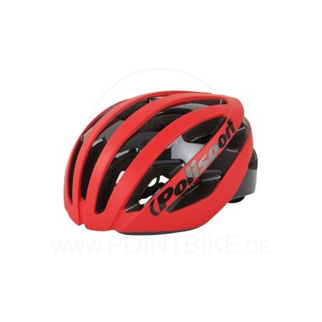 Road-Helm "Light Pro" Gr. L, rot-matt/schwarz-glanz