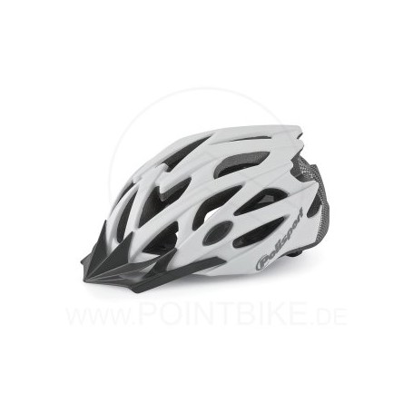 MTB-Helm "Twig", Gr. L, weiß/carbon-matt