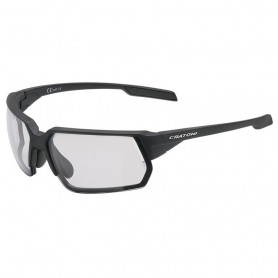 Cratoni Sonnenbrille C-Lite NXT photochr schwarz matt, Glas klar, nicht verspieg