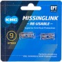 KMC Kettenschloss MissingLink 9 11/128 Zoll 9-fach 6.6mm silber