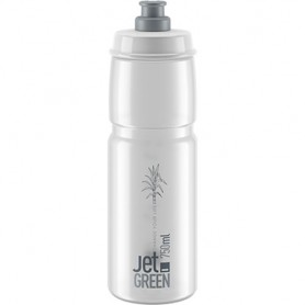 Zefal Trinkflasche JET GREEN CLEAR 550ml Elite Biokunststoff transparent-grau